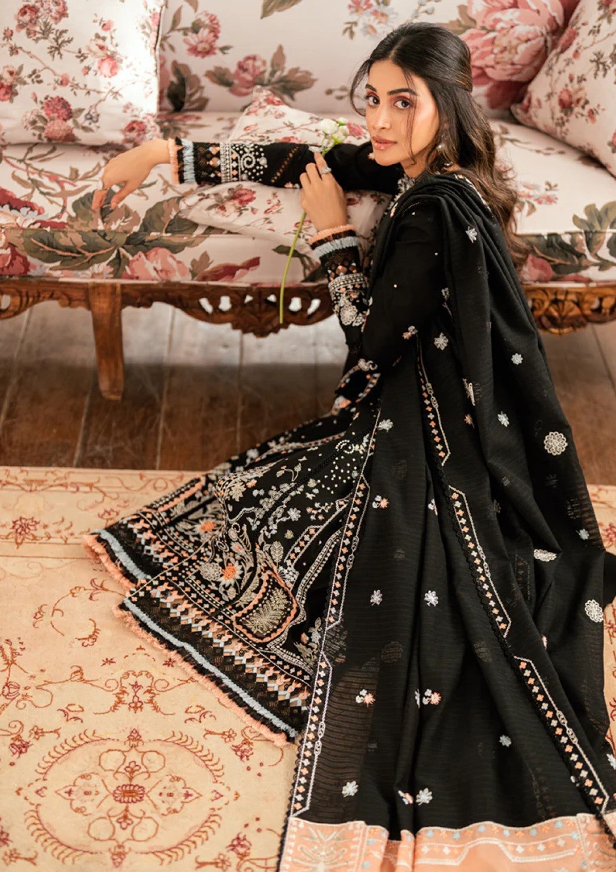 Lawn - Qalamkar - Luxury - Eid Edit 25 - SB#03 - Misha