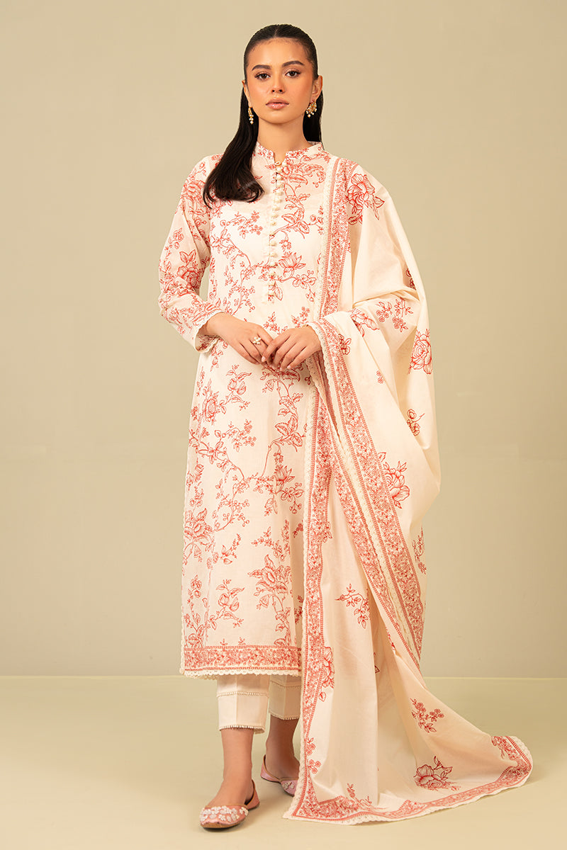 Cross Stitch | Daily Wear | SUNSET SHADE - Official Cross Stitch - Agha Fabrics UK