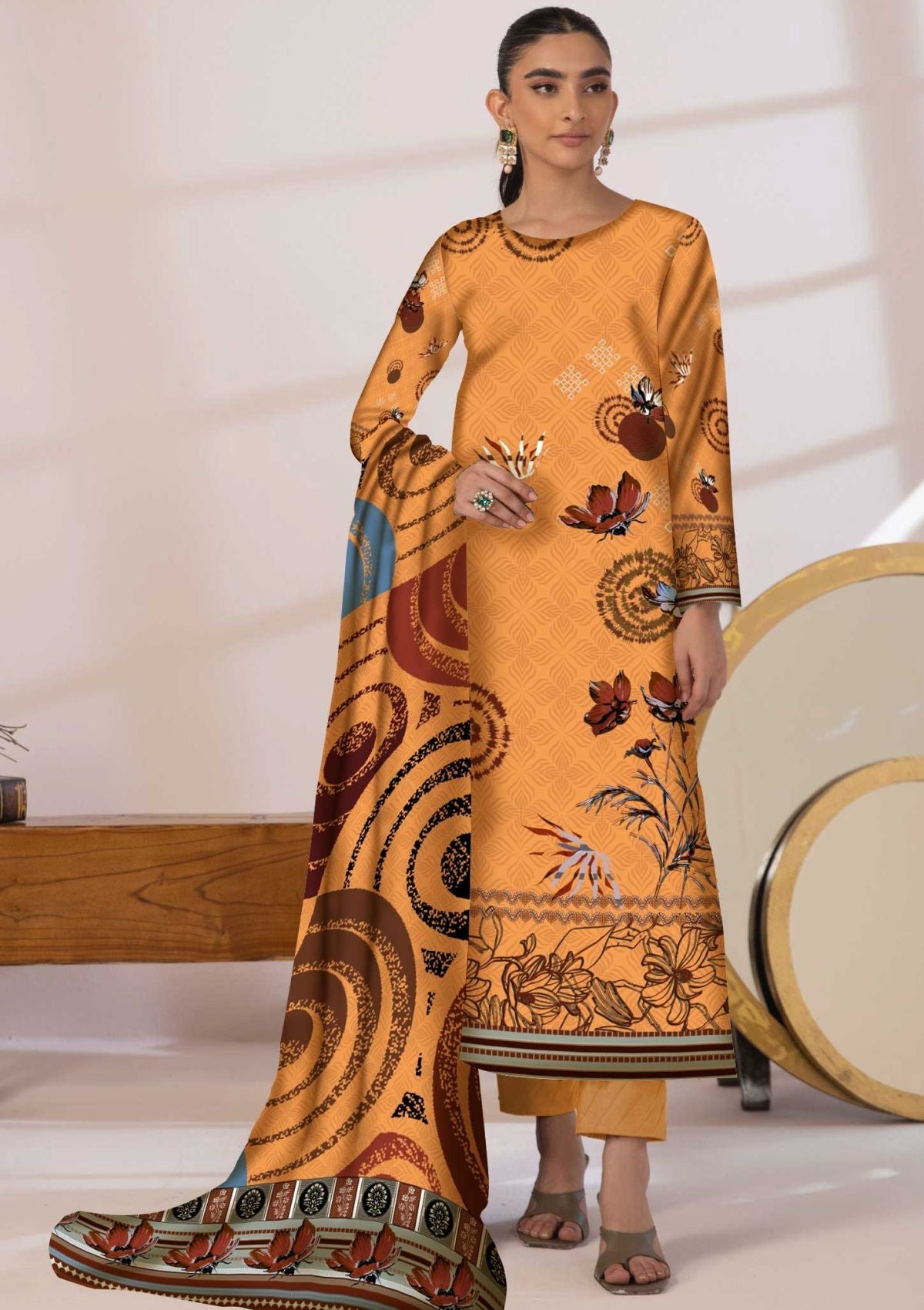 Winter Collection - Art n Style - Monsoon Linen - Volume 2 - A24#01 - Official Art n Style - Agha Fabrics UK