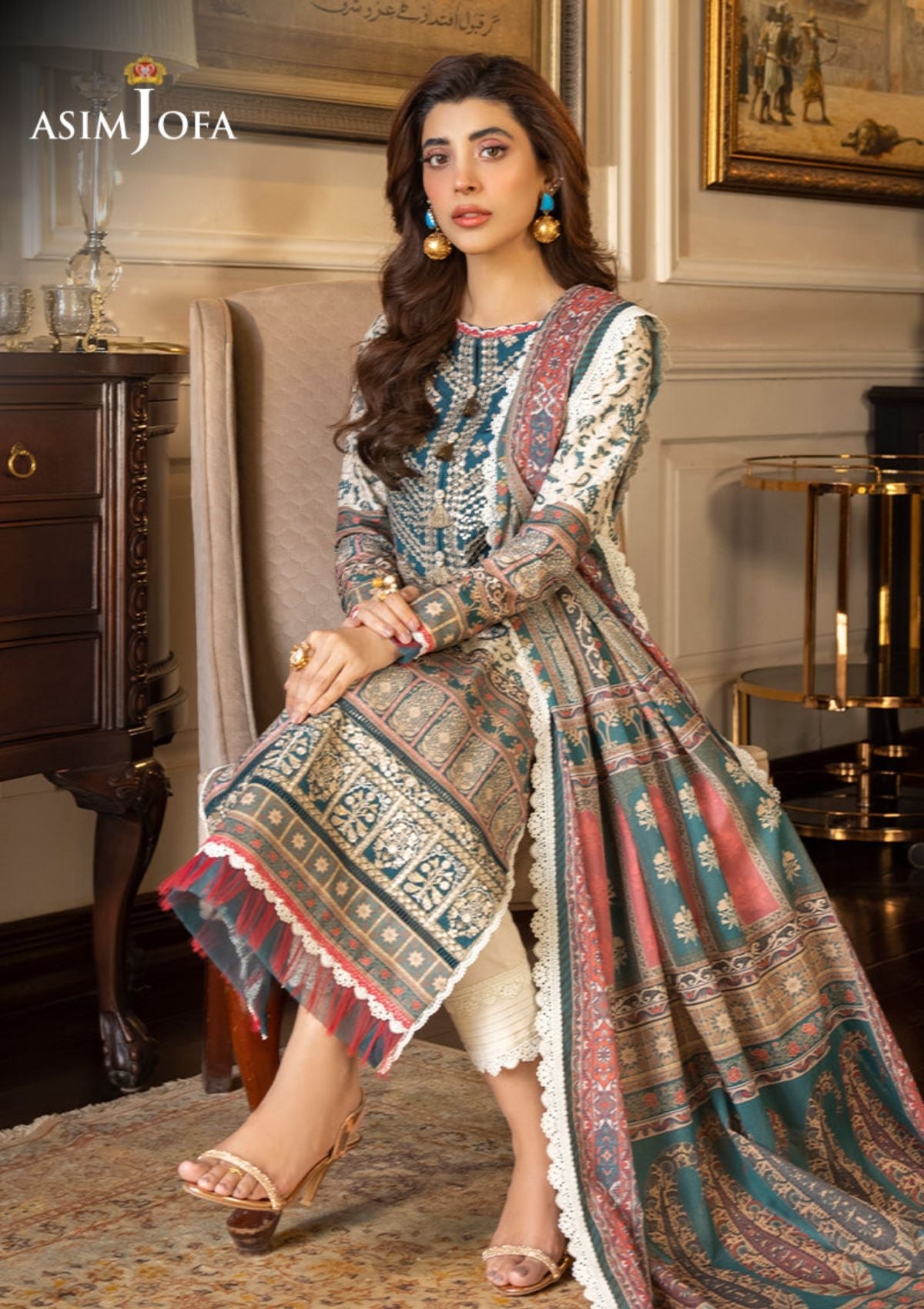 Lawn Collection - Asim Jofa - Rania - Edition Two - AJS#29 - Official Asim Jofa - Agha Fabrics UK