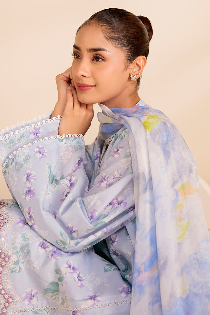 Cross Stitch | Daily Wear | PURPLE HAZE - Official Cross Stitch - Agha Fabrics UK