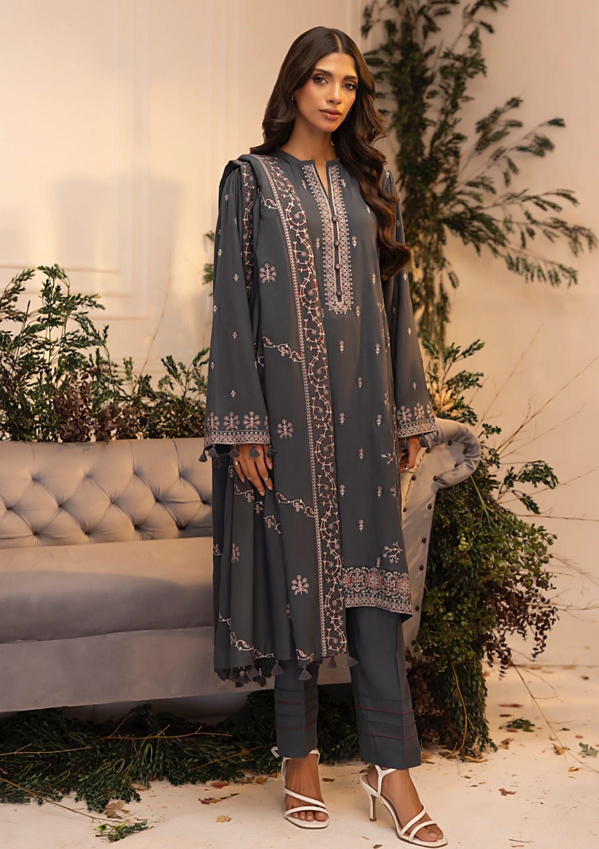 Winter Collection - Lakhany - Cashmi Wool - LCW24#LG-SK-0237 - Official Lakhany - Agha Fabrics UK