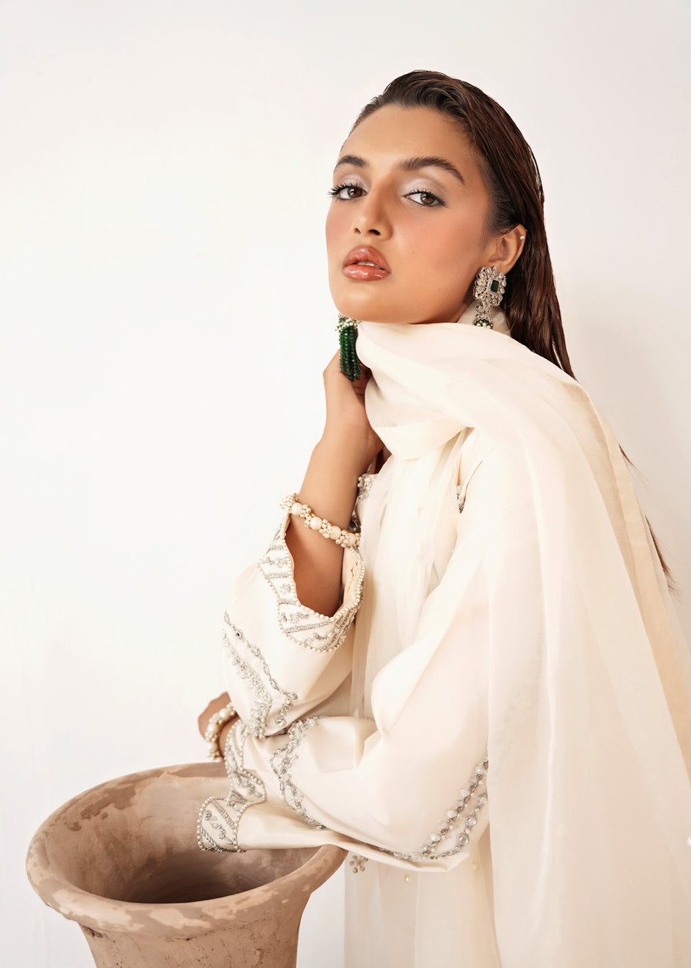 Dastoor | Euphoria Luxury Pret 24 | Pearl - Official Dastoor - Agha Fabrics UK