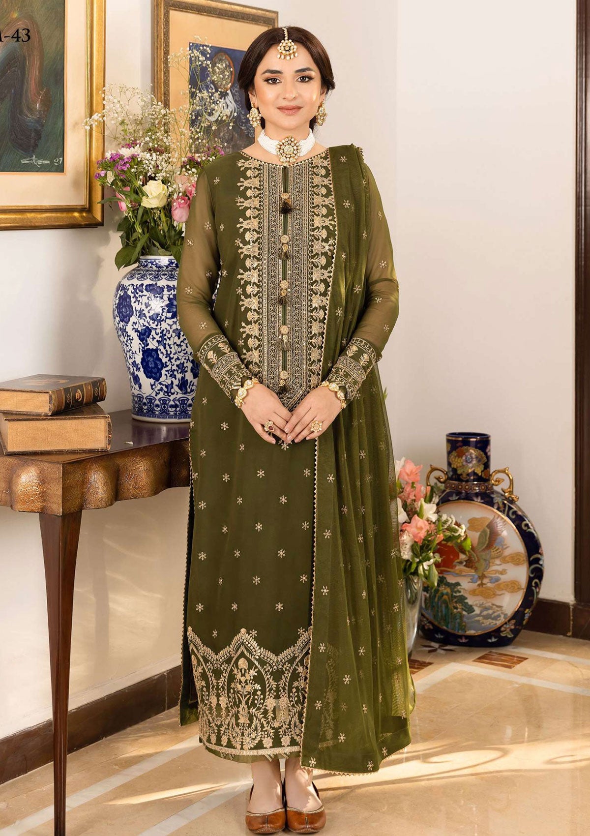 Summer Collection - Asim Jofa - Meerub - AJSM#43 - Official Asim Jofa - Agha Fabrics UK