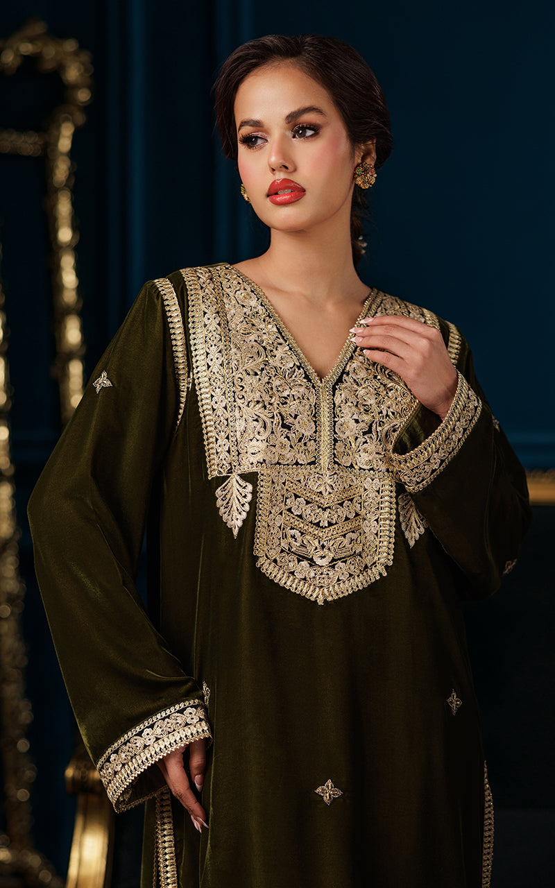 Threads and Motifs | Velvet Collection 25 | 2PC TV-09