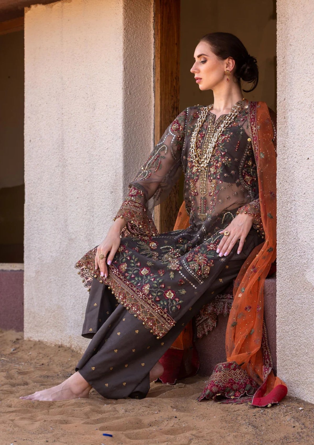 Formals - Kara - Luxe Volume II - 07 Mocha Melody - Official Kara - Agha Fabrics UK