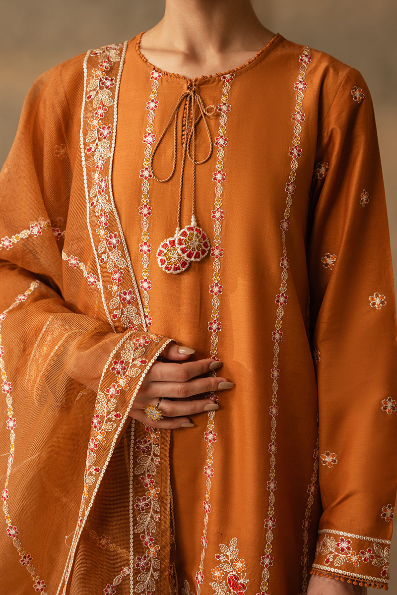 Cross Stitch | Mahiri Embroidered Lawn 24 | RUSTIC AURA - Official Cross Stitch - Agha Fabrics UK