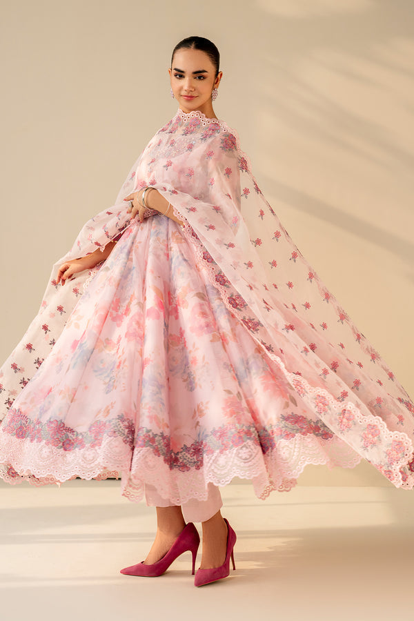 Baroque | Luxury Pret 25 | EMBROIDERED COTTON PATTI PR-1179 - Official Baroque - Agha Fabrics UK