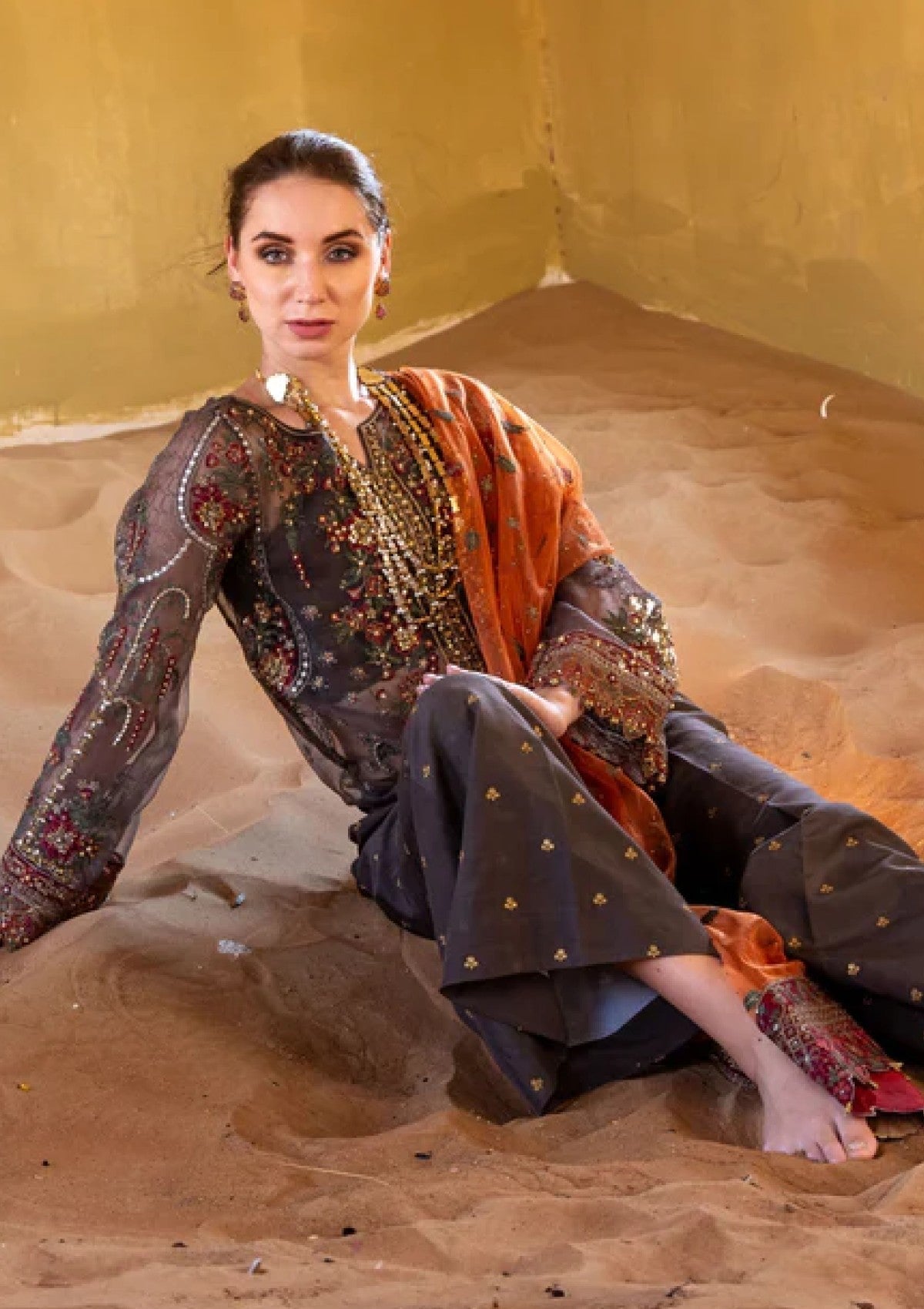 Formals - Kara - Luxe Volume II - 07 Mocha Melody - Official Kara - Agha Fabrics UK