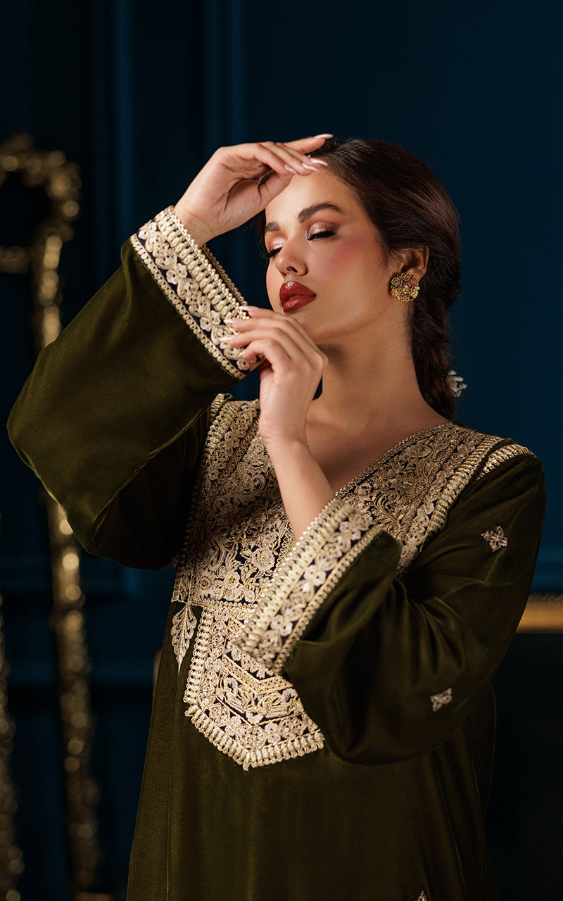 Threads and Motifs | Velvet Collection 25 | 2PC TV-09