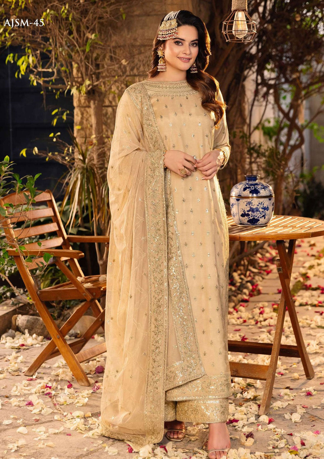 Summer Collection - Asim Jofa - Maahru - AJSM#45 - Official Asim Jofa - Agha Fabrics UK