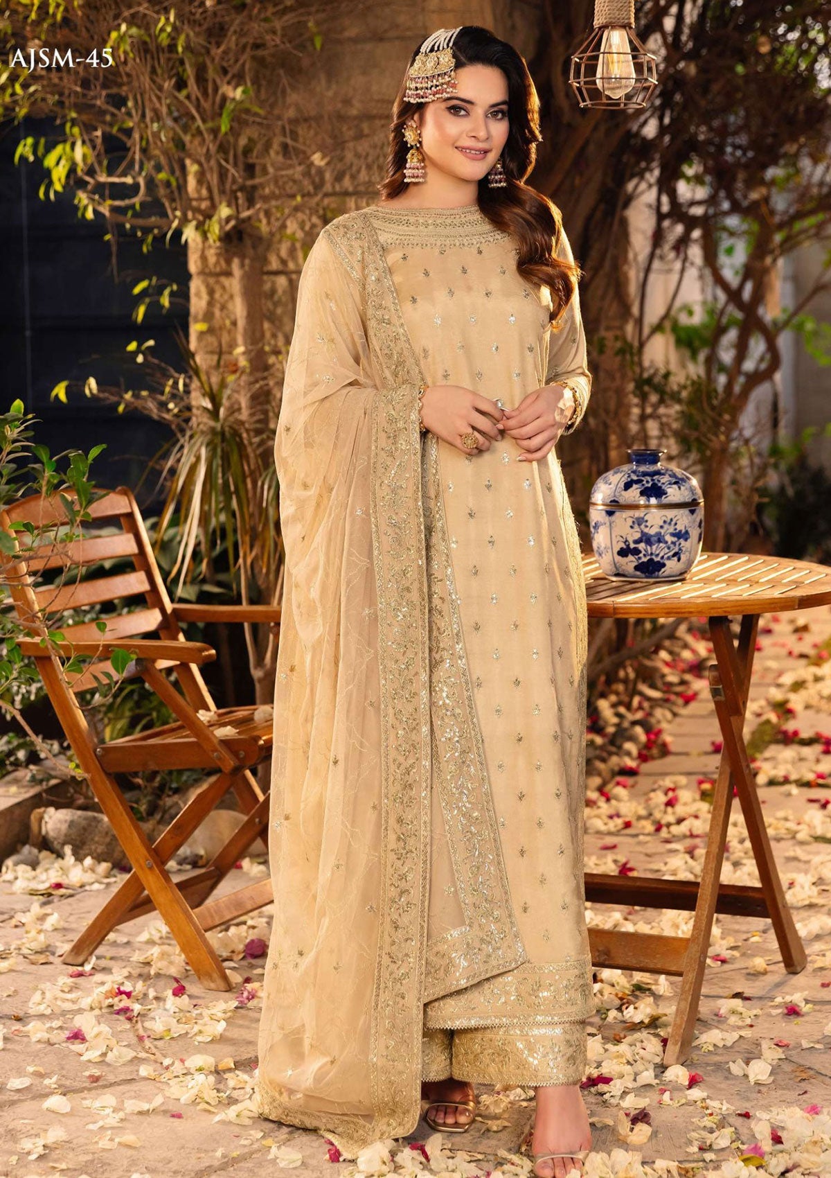 Summer Collection - Asim Jofa - Maahru - AJSM#45 - Official Asim Jofa - Agha Fabrics UK