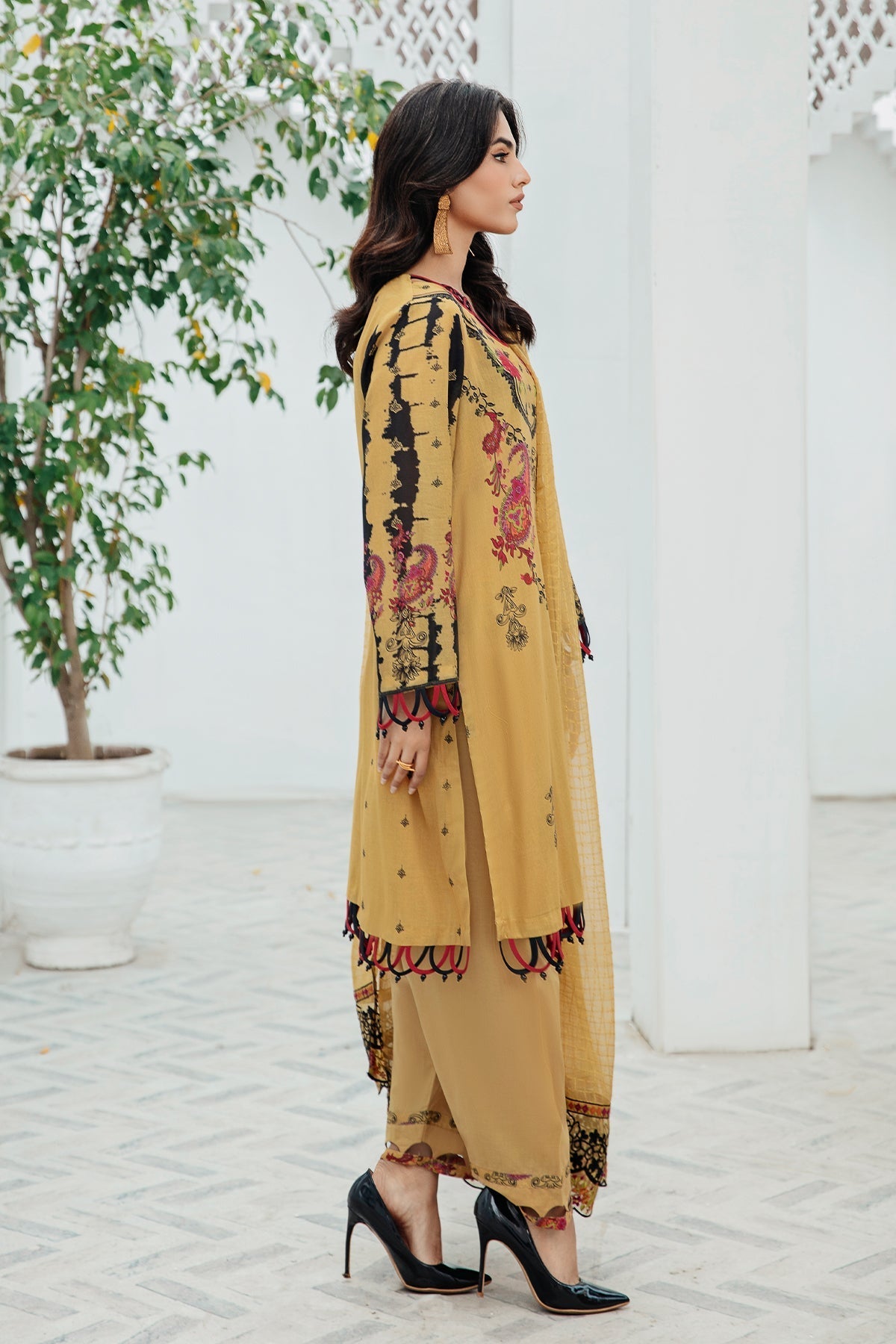 Charizma | Lawn Collection 24 | AS4-12 - Official Charizma - Agha Fabrics UK