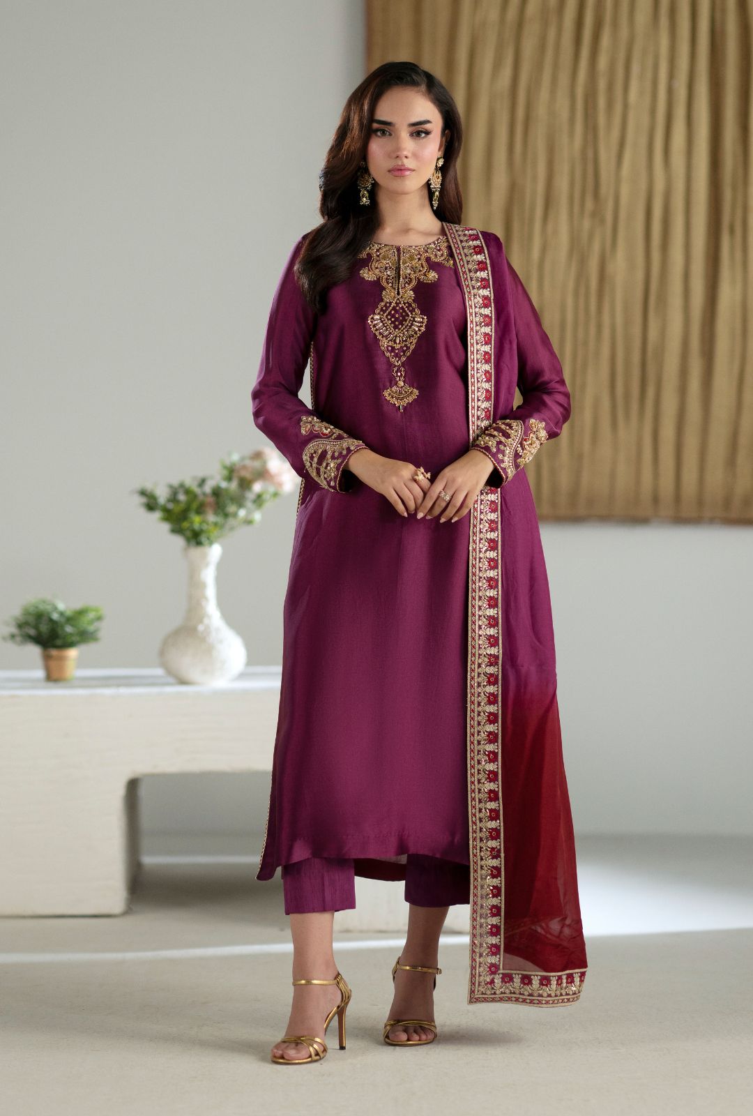 Inayat | Luminae Luxe Pret 25 | Elosie - Official Inayat - Agha Fabrics UK