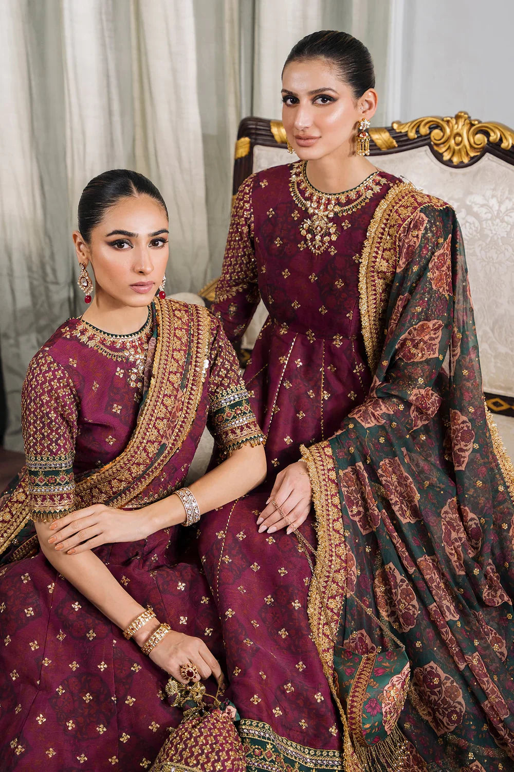 Baroque | Chantelle Embroidered Collection | CH12-03 - Official Baroque - Agha Fabrics UK