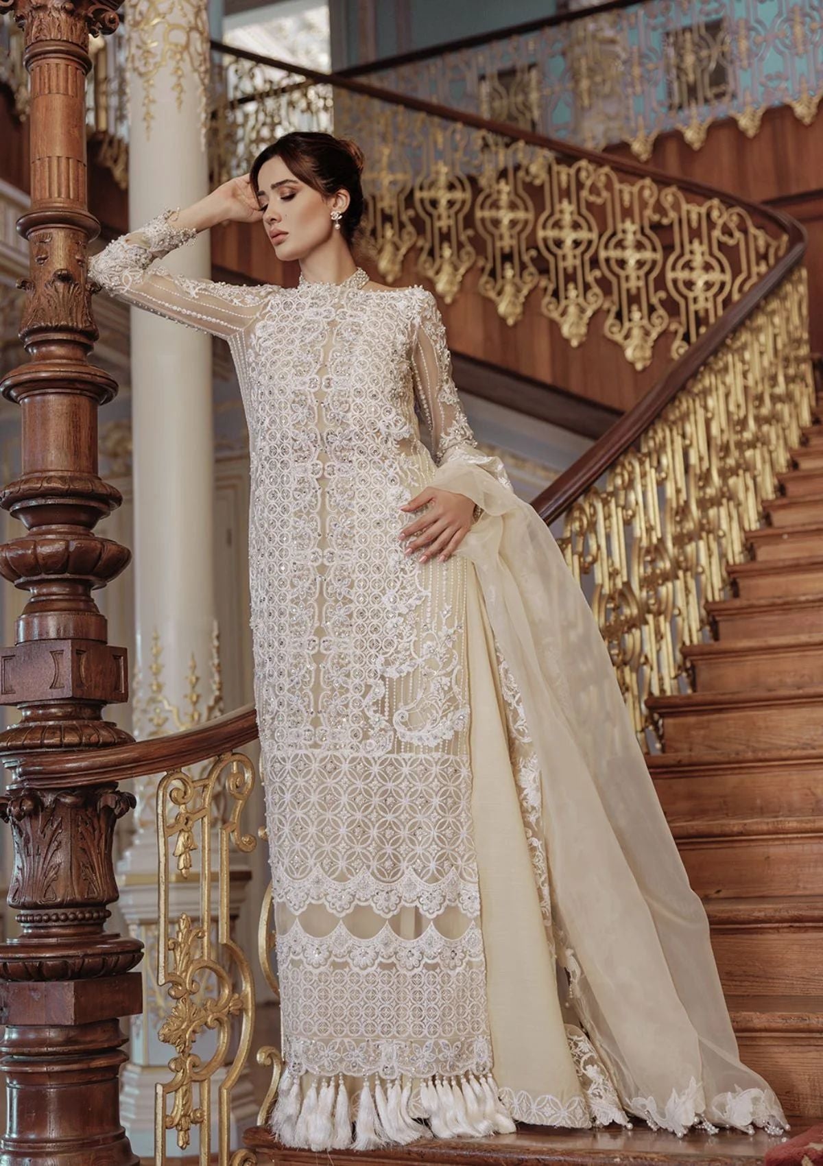 Formal Collection - Saira Rizwan - Lumiere - Festive - SR#04 - Daisy - Official Saira Rizwan - Agha Fabrics UK