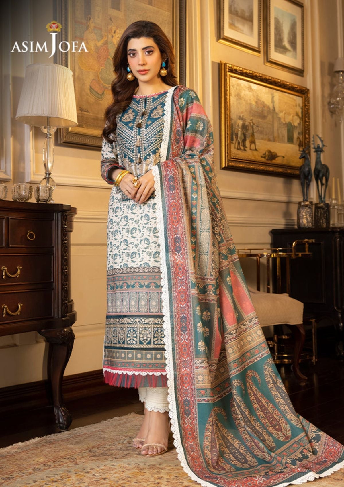 Lawn Collection - Asim Jofa - Rania - Edition Two - AJS#29 - Official Asim Jofa - Agha Fabrics UK