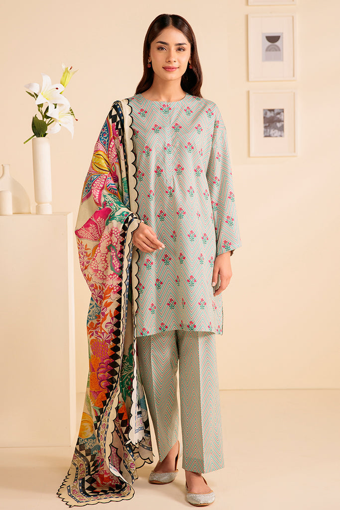 Cross Stitch | Daily Wear | FLORAL VERVE - Official Cross Stitch - Agha Fabrics UK