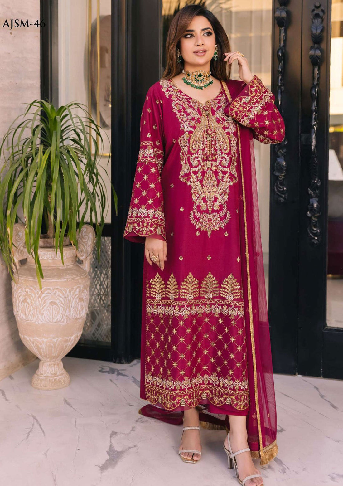 Summer Collection - Asim Jofa - Noorie - AJSM#46 - Official Asim Jofa - Agha Fabrics UK