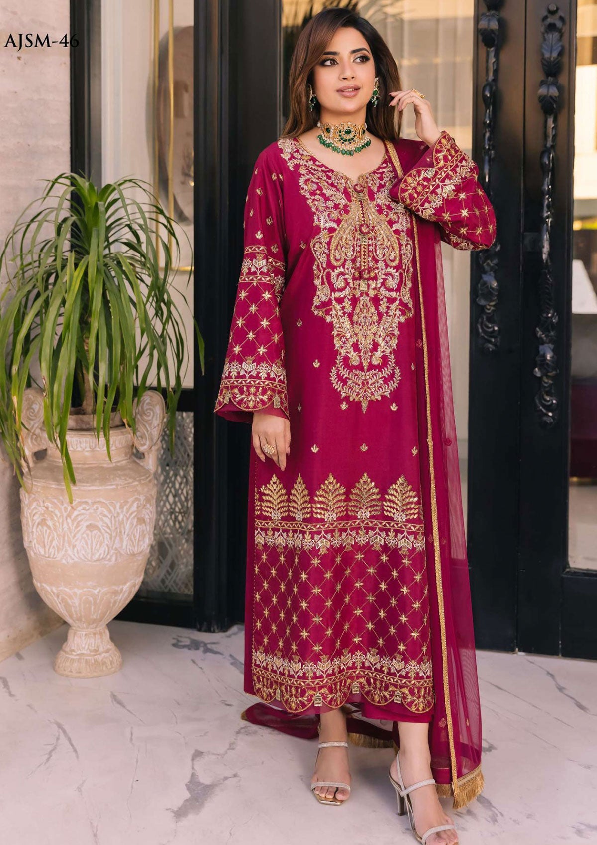 Summer Collection - Asim Jofa - Noorie - AJSM#46 - Official Asim Jofa - Agha Fabrics UK