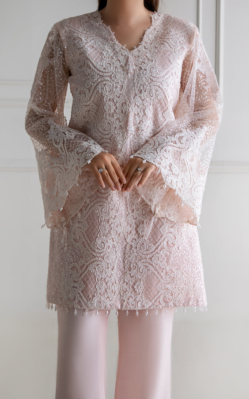 Threads and Motifs | Formal Dresses 25 | Net Embroidered shirt
