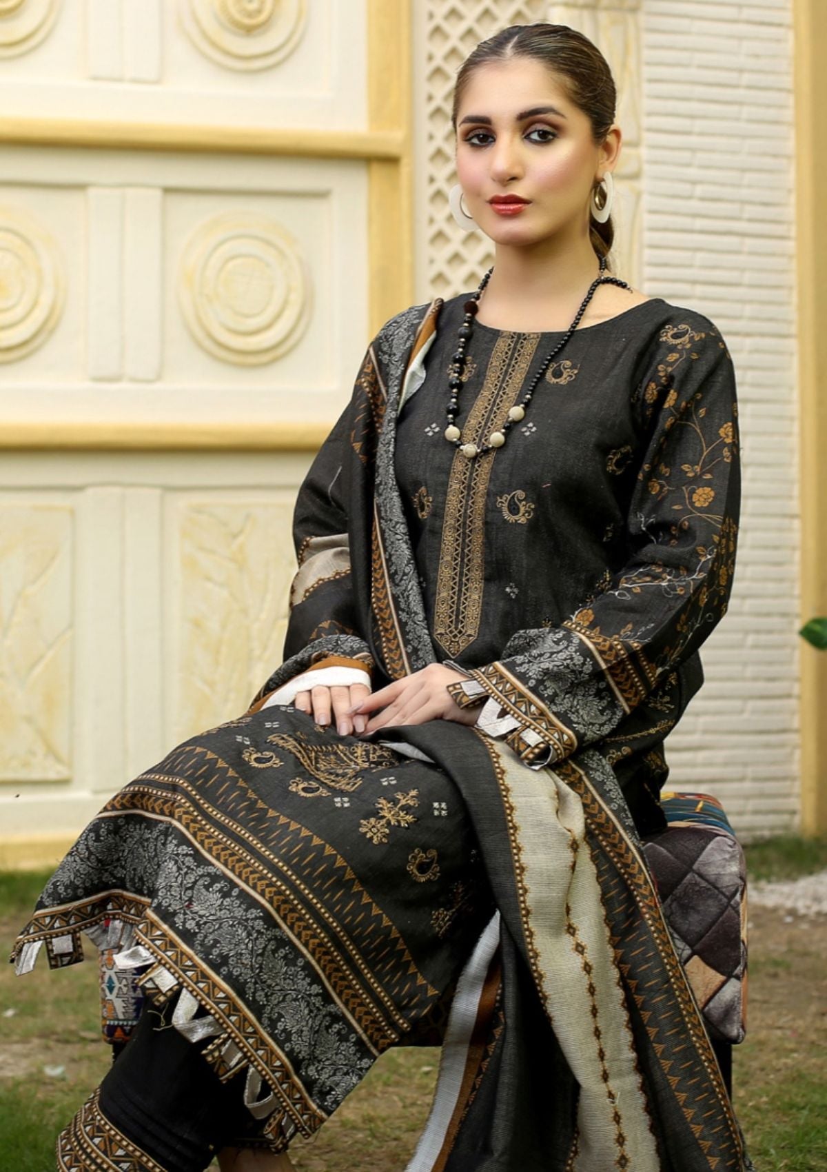 Winter Collection - Bin Rashid - Aina - BA24#07 - Official Bin Rashid - Agha Fabrics UK