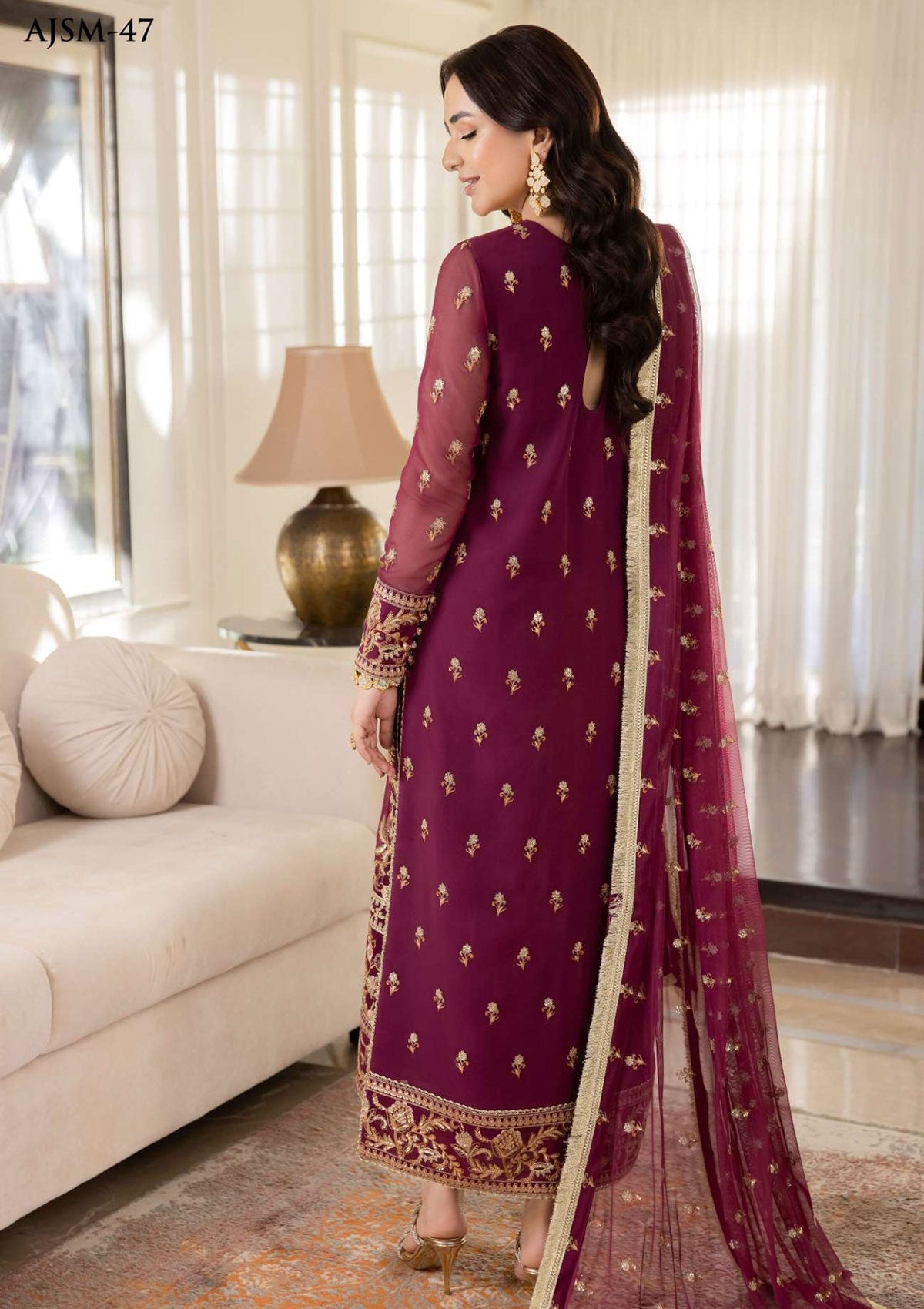 Summer Collection - Asim Jofa - Meerub - AJSM#47 - Official Asim Jofa - Agha Fabrics UK