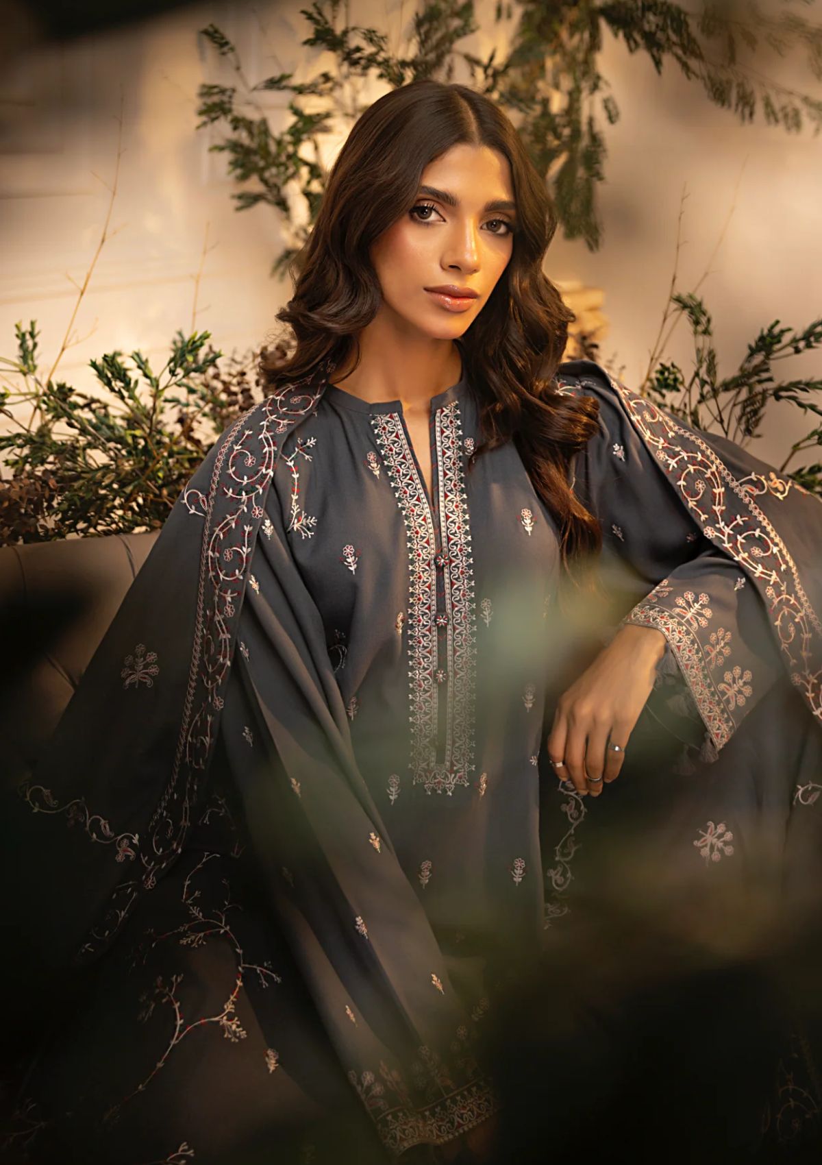 Winter Collection - Lakhany - Cashmi Wool - LCW24#LG-SK-0237 - Official Lakhany - Agha Fabrics UK