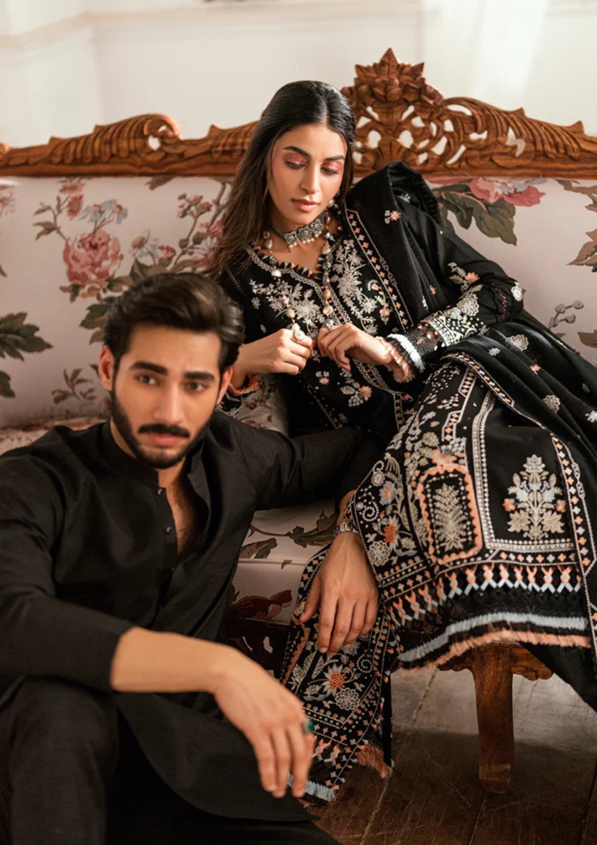 Lawn - Qalamkar - Luxury - Eid Edit 25 - SB#03 - Misha