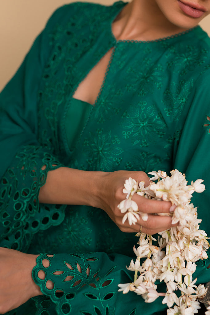 Cross Stitch | Chikankari Lawn 24 | PINE FOREST