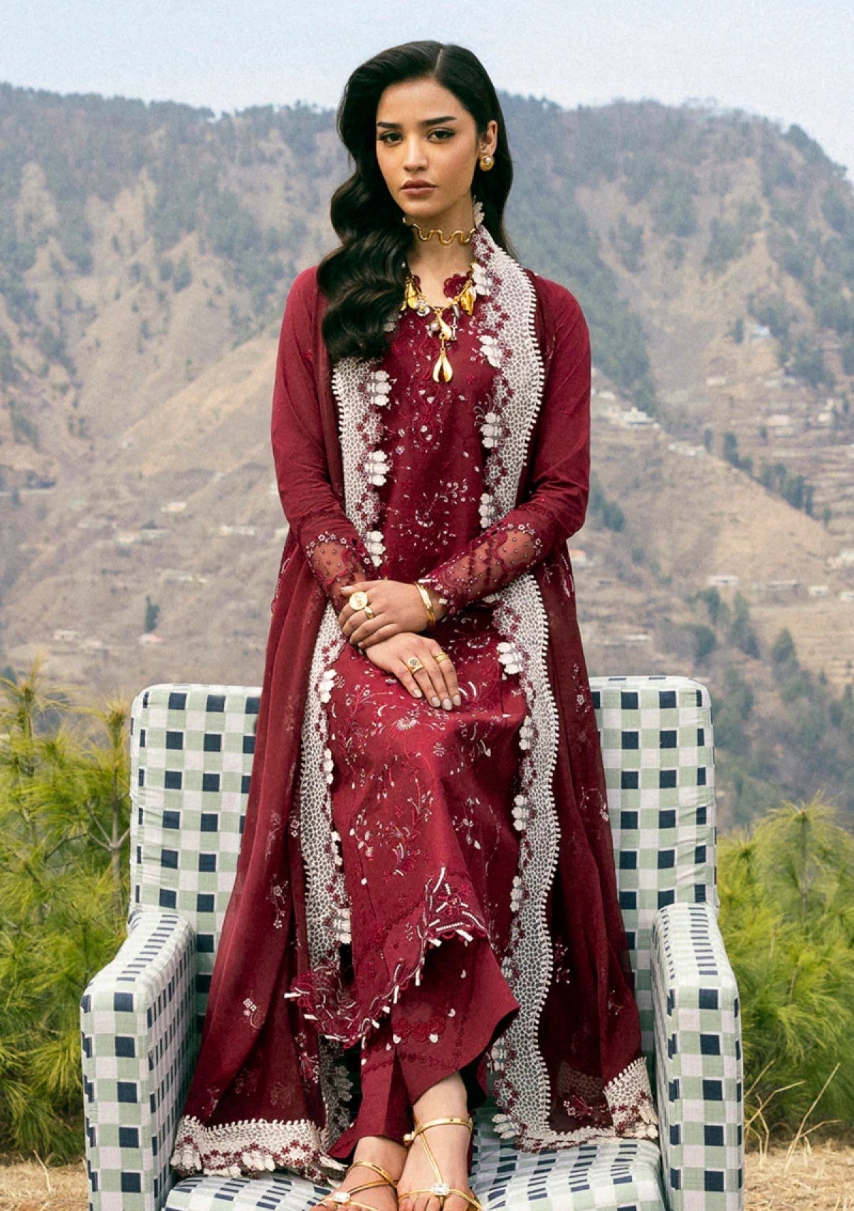 Lawn - Qalamkar - Qlinekari 25 - DC#06 - Aila