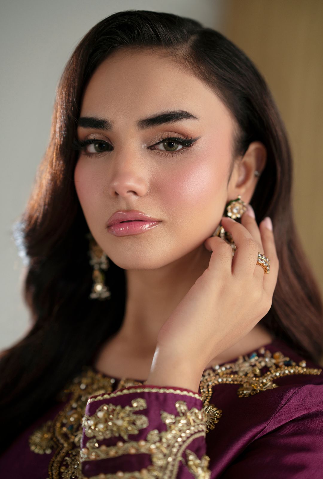 Inayat | Luminae Luxe Pret 25 | Elosie - Official Inayat - Agha Fabrics UK