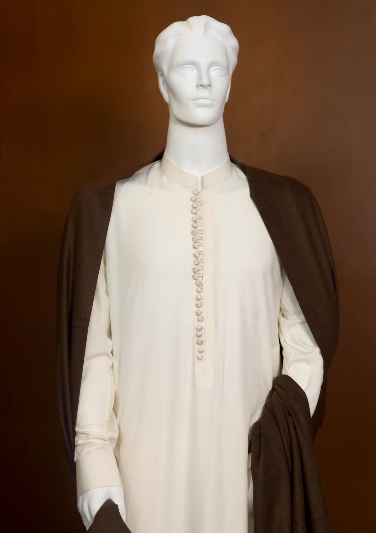 Men Shawls - Wool Shawls - D#207 - CH Brown