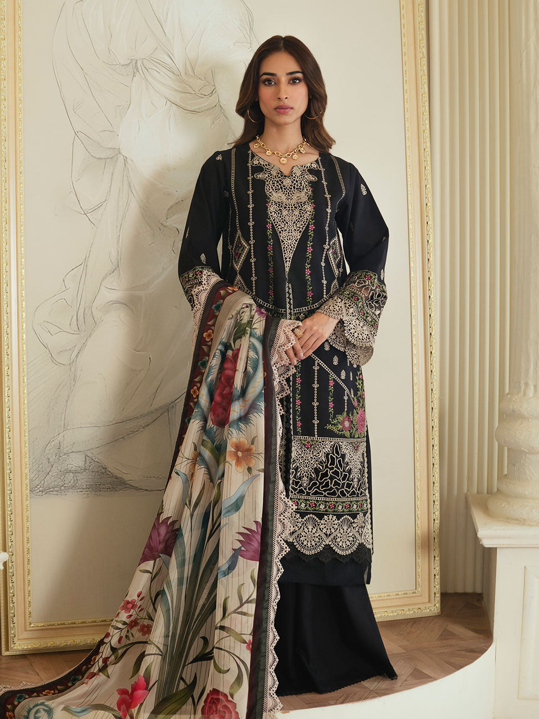 Faiza Faisal | Celine Eid Collection 24 | MEHR - Official Faiza Faisal - Agha Fabrics UK