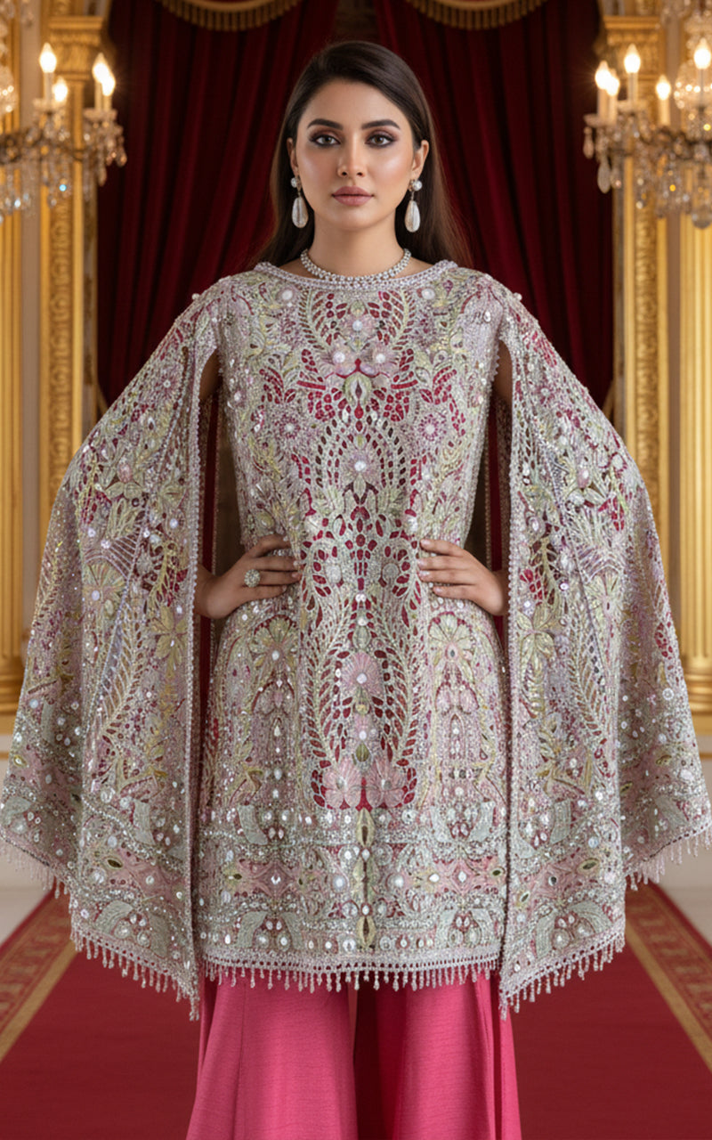 Threads and Motifs | Formal Dresses 25 | Organza Embroidered Shirt