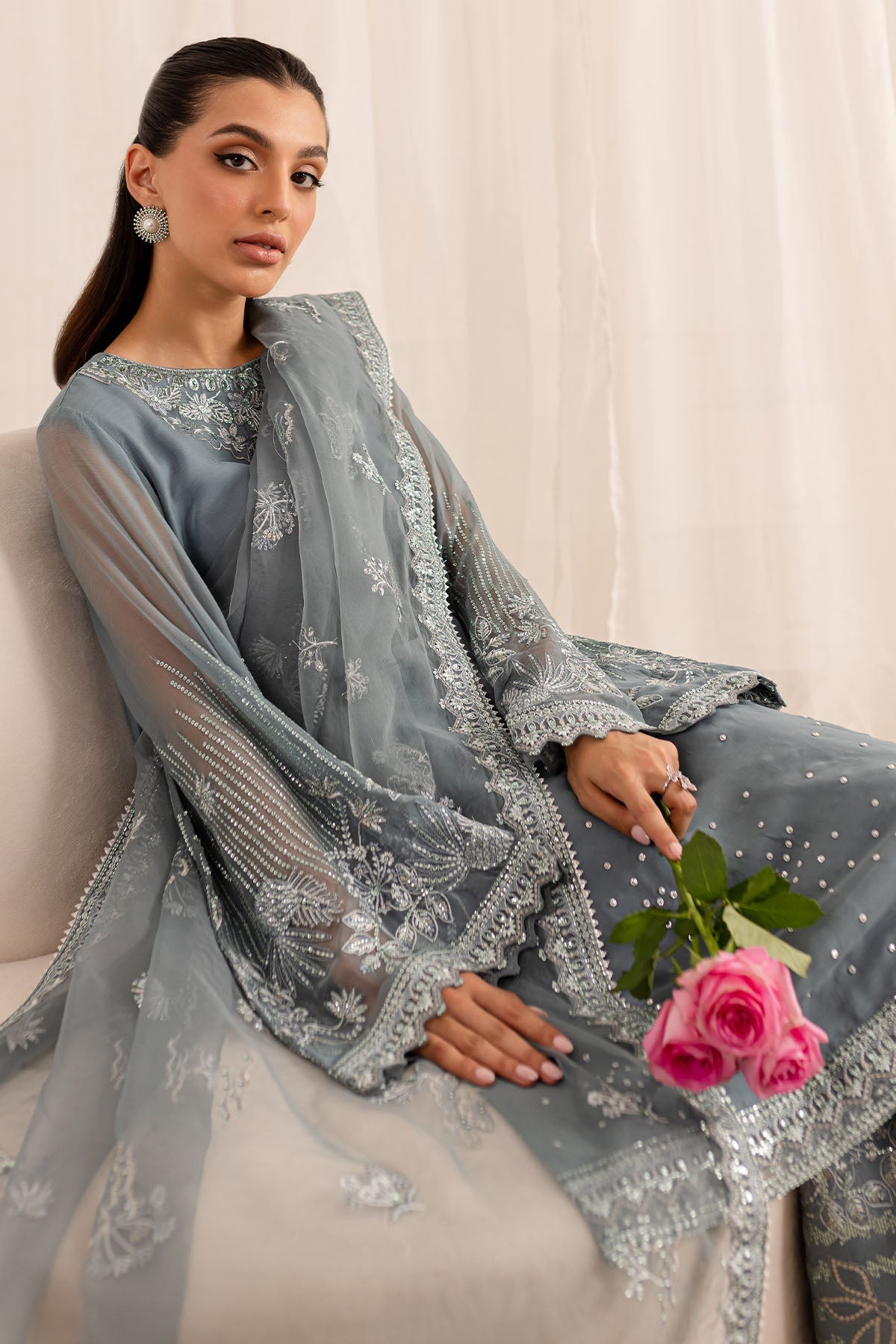 Nureh | Fancy Formals | NP-521 - Official Nureh - Agha Fabrics UK
