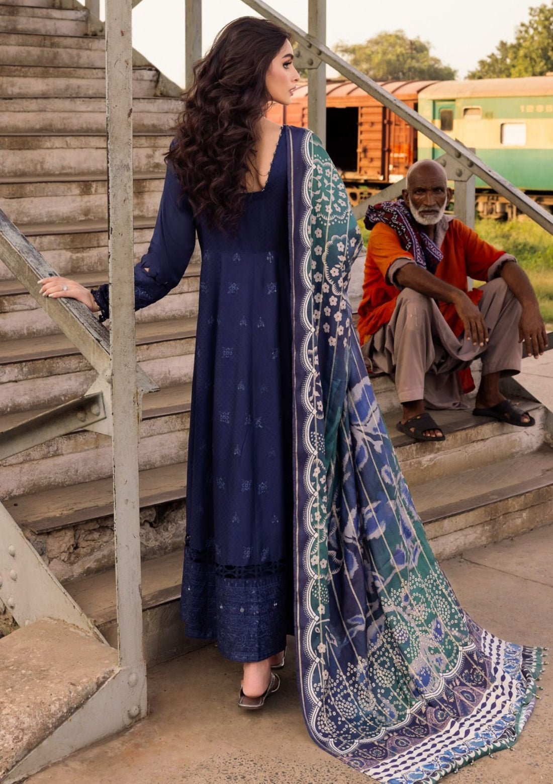 Winter Collection - Nureh - Maya - Linen - NS#89 - Official Nureh - Agha Fabrics UK