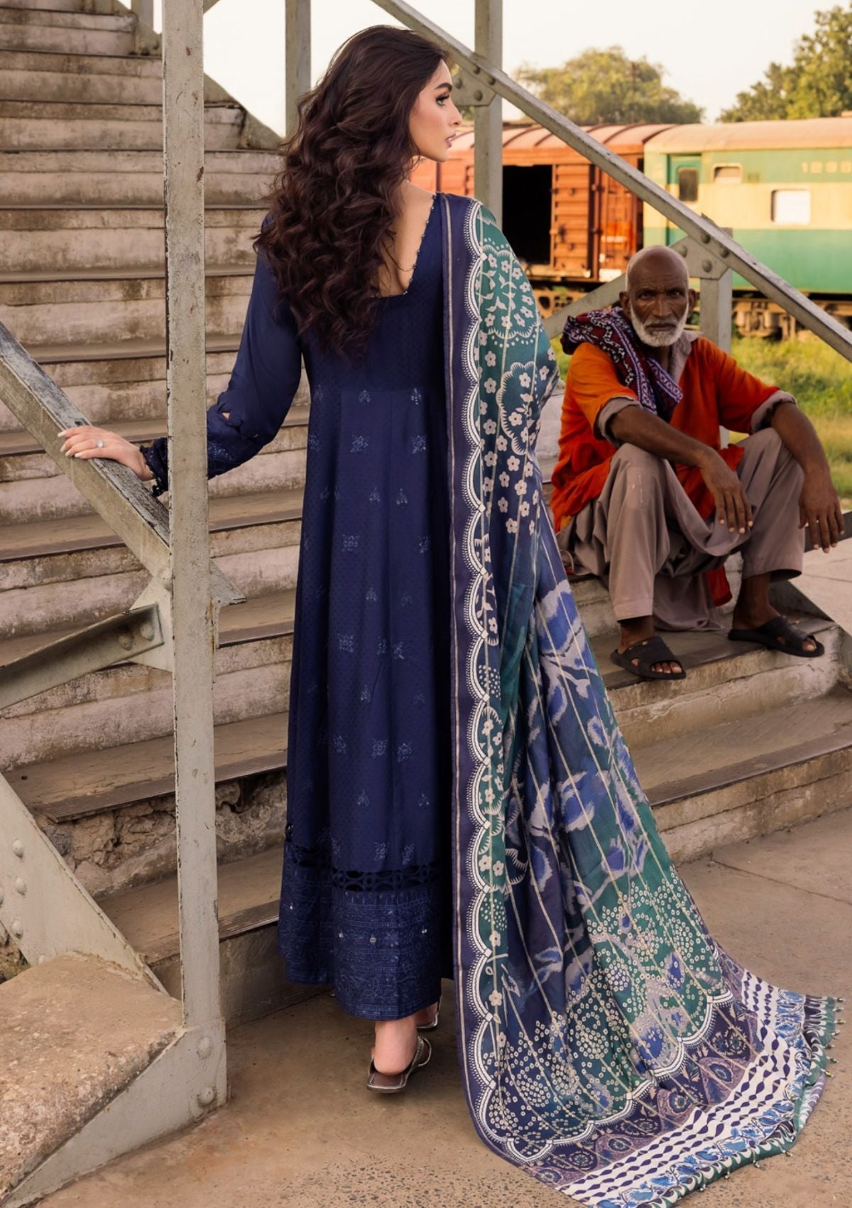 Winter Collection - Nureh - Maya - Linen - NS#89 - Official Nureh - Agha Fabrics UK