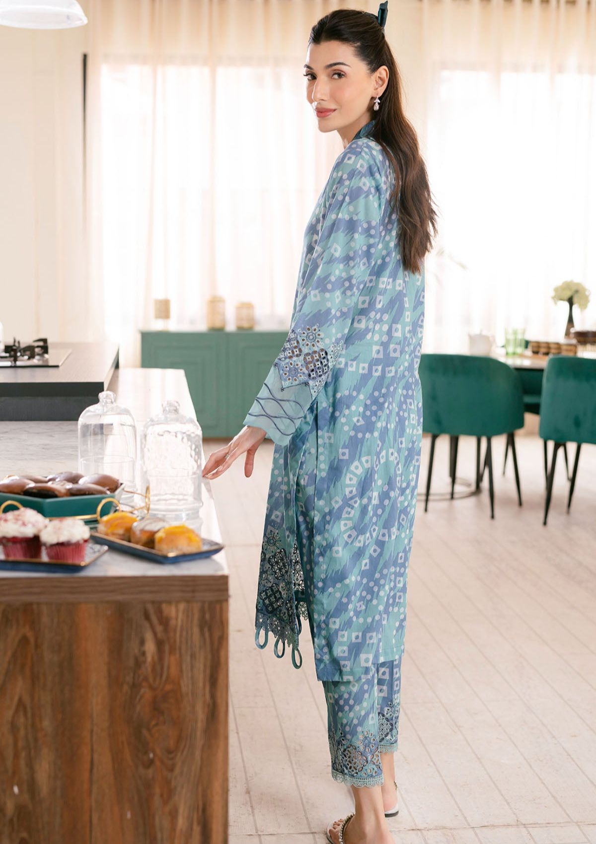 Lawn Collection - Nureh - Ballerina - E/Printed - NU2#102 - Official Nureh - Agha Fabrics UK