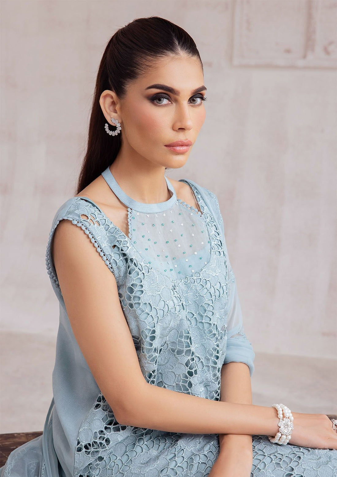 Winter Collection - Nureh - Exclusive - Karandi - NE#44 - Official Nureh - Agha Fabrics UK