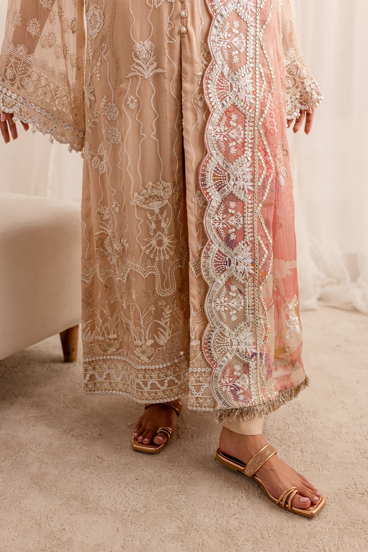 Nureh | Fancy Formals | NP-509 - Official Nureh - Agha Fabrics UK