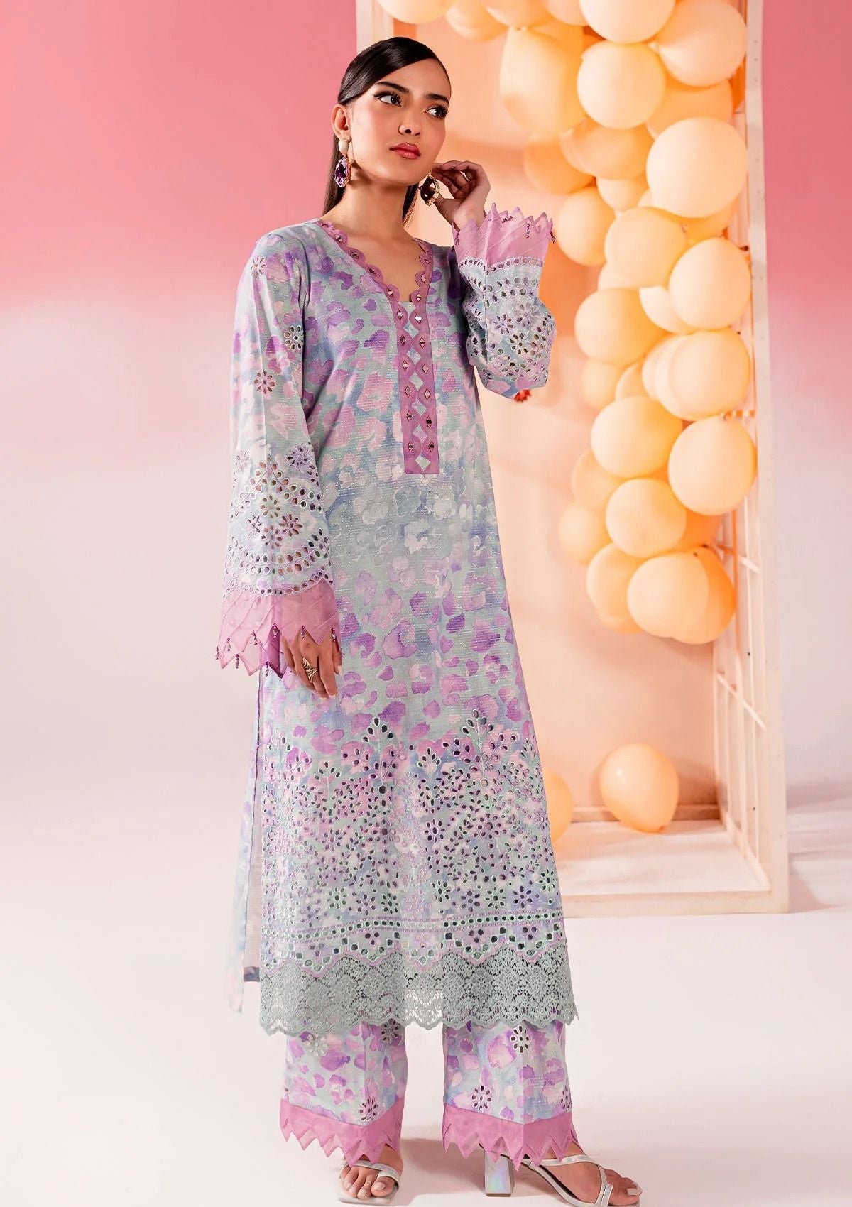 Lawn Collection - Nureh - Ballerina 24 - NU2#140 - Official Nureh - Agha Fabrics UK