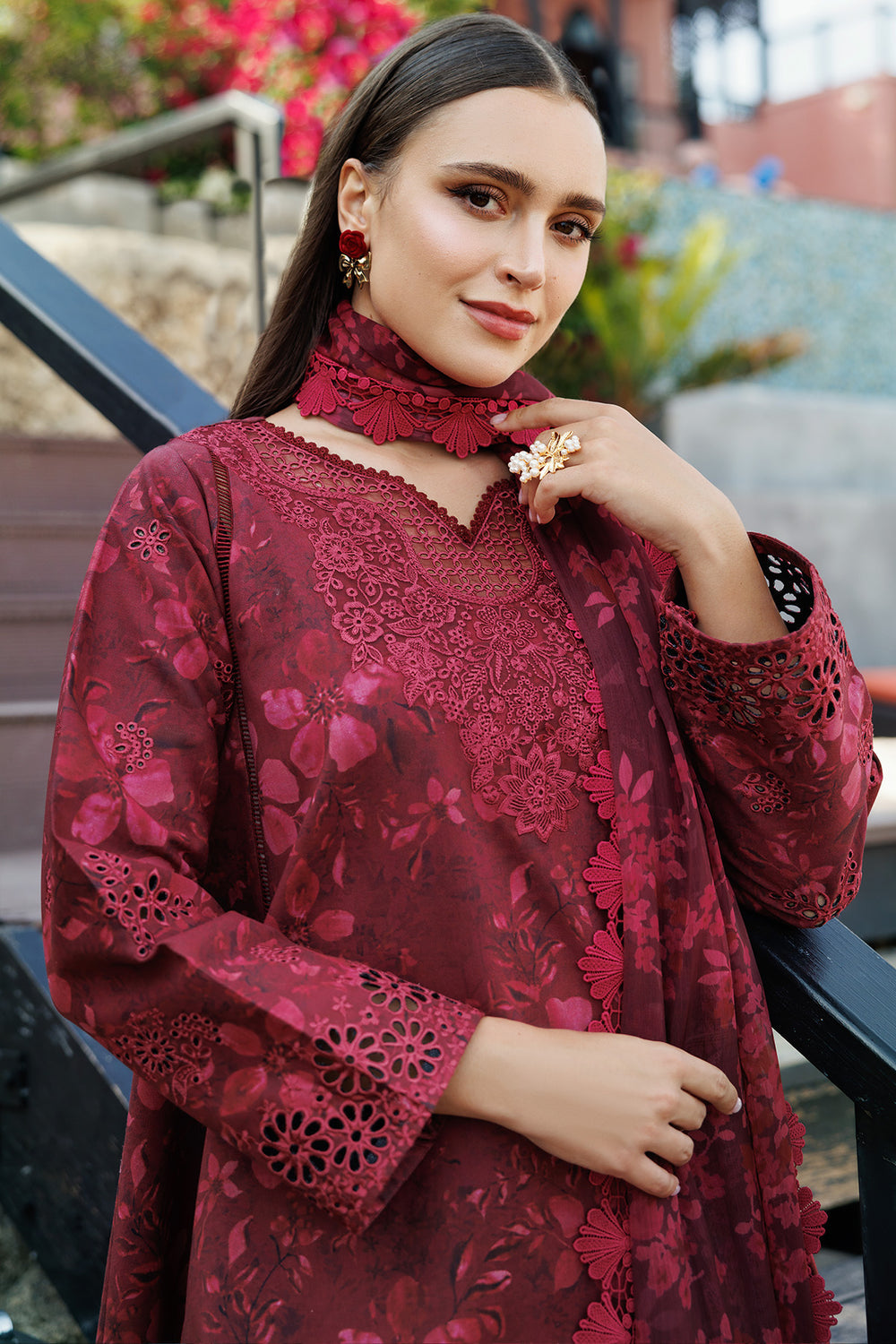 Farasha | Printed Essentials | Merlot Muse
