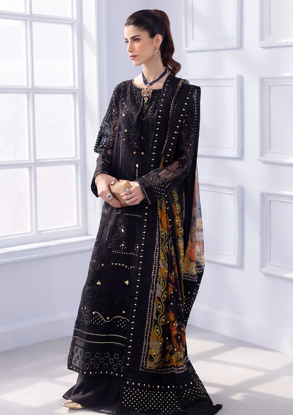 Formal Collection - Nureh - Ellenora - Luxury - Chiffon - NEL#31 - Official Nureh - Agha Fabrics UK