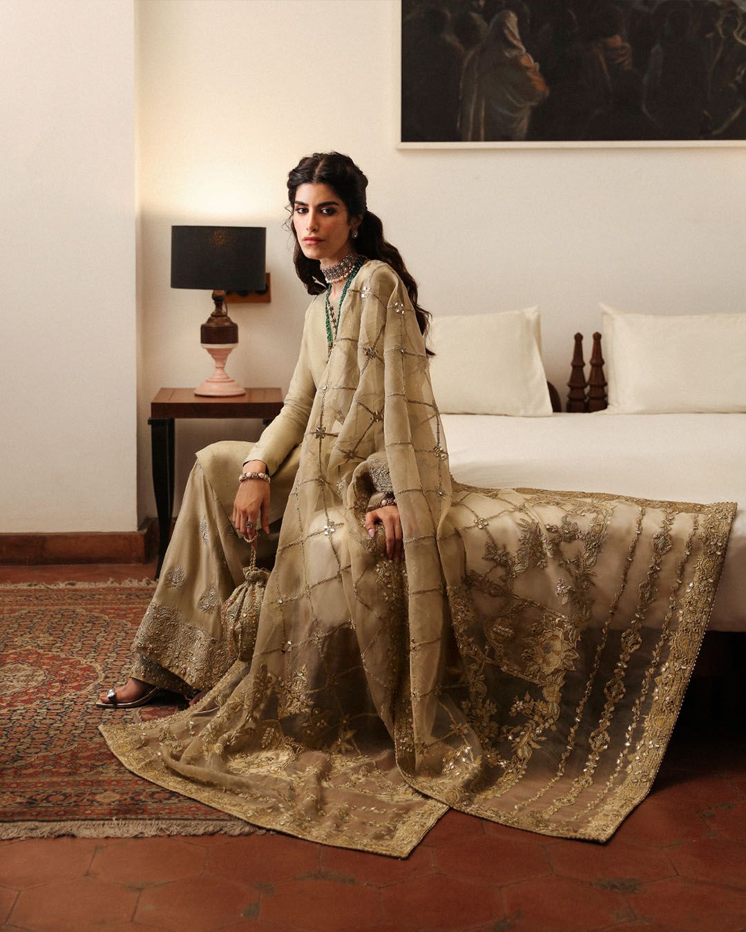 Faiza Saqlain | Mehermah Luxe Formals | Nainsi - Official Faiza Saqlain - Agha Fabrics UK