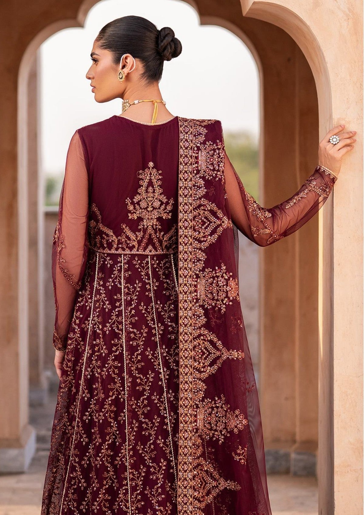 Formals - Zarif - Sahiba - Unstitched 25 - SBA#01 - ELIF