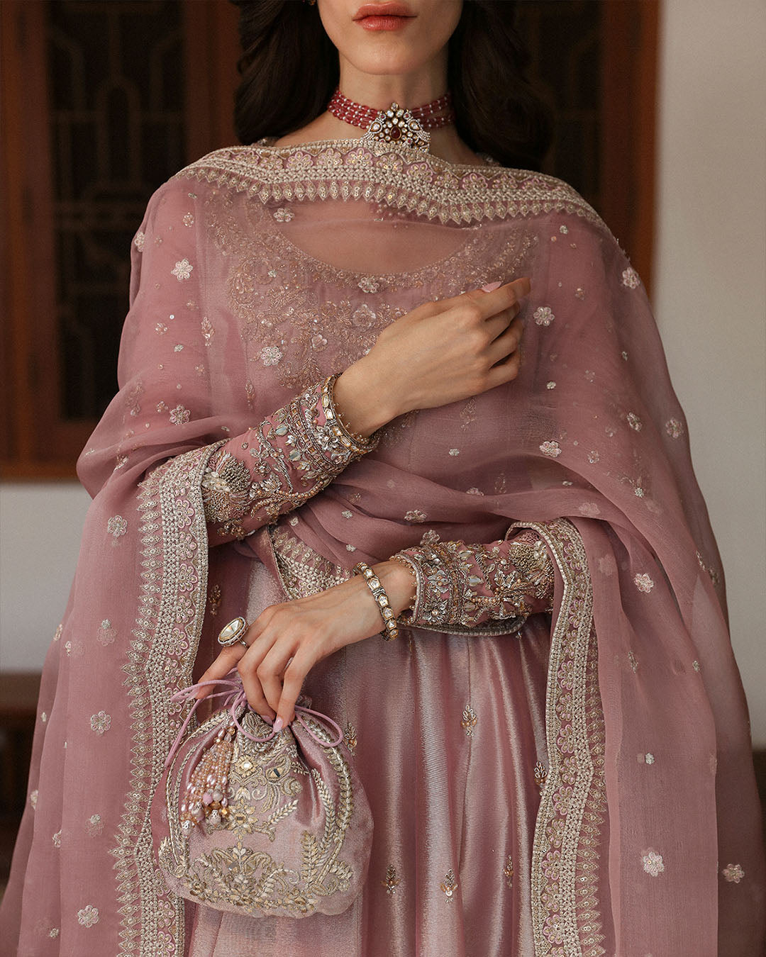 Faiza Saqlain | Mehermah Luxe Formals | Halina - Official Faiza Saqlain - Agha Fabrics UK