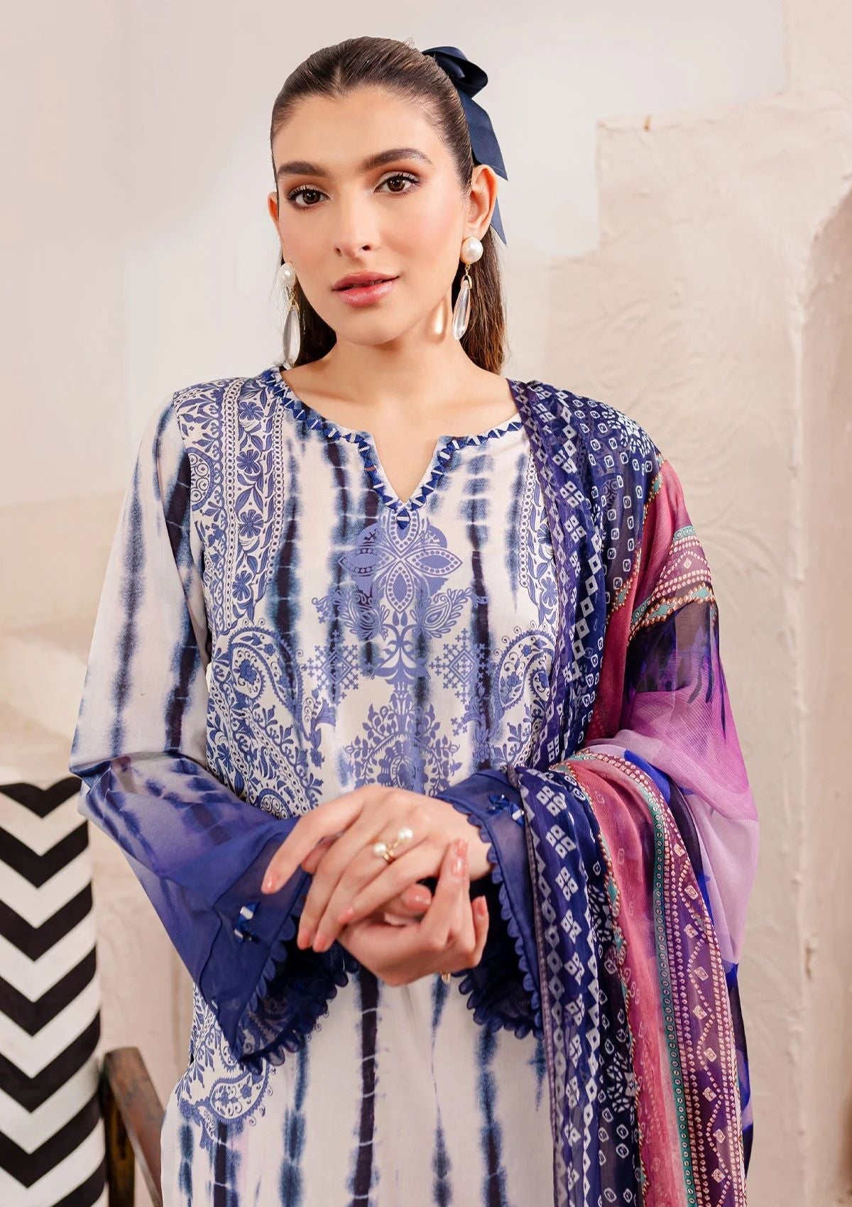 Lawn Collection - Nureh - Signature Prints - SP24#104 - Official Nureh - Agha Fabrics UK