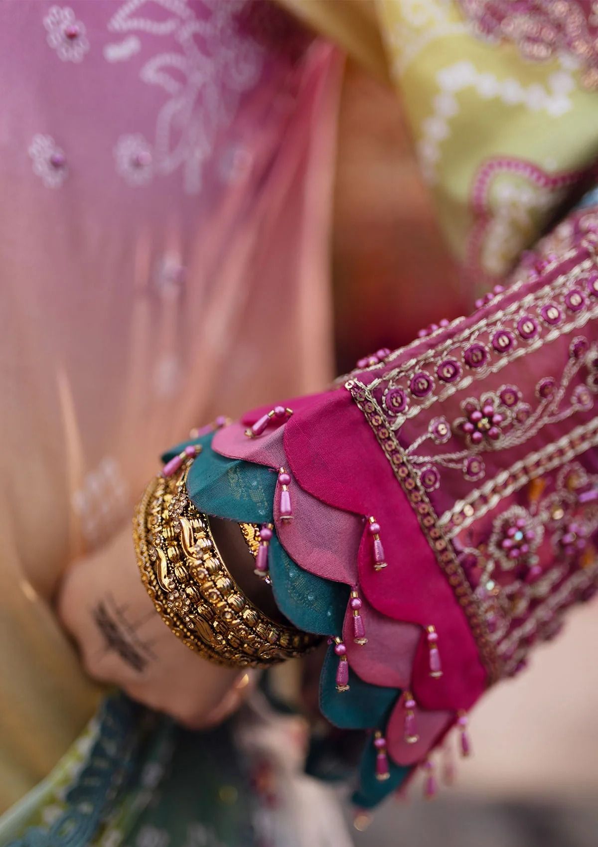 Lawn Collection - Nureh - Bazaar - Hand Embellished - NS24#134 - Official Nureh - Agha Fabrics UK