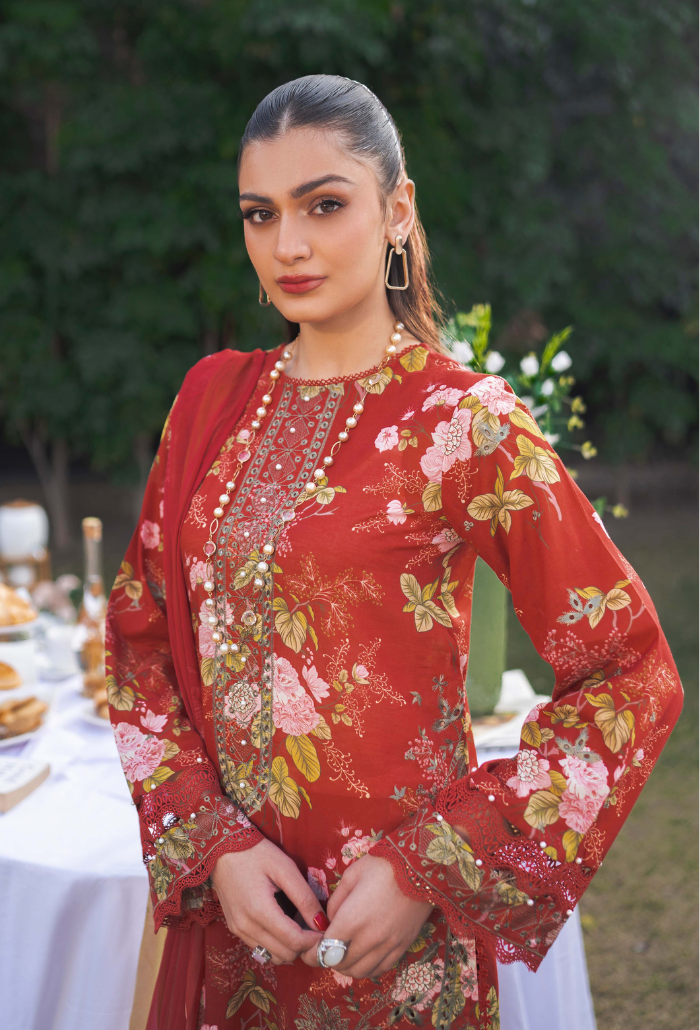 Humdum | Gardenia Lawn 24 | Printkari Lawn PLG 03